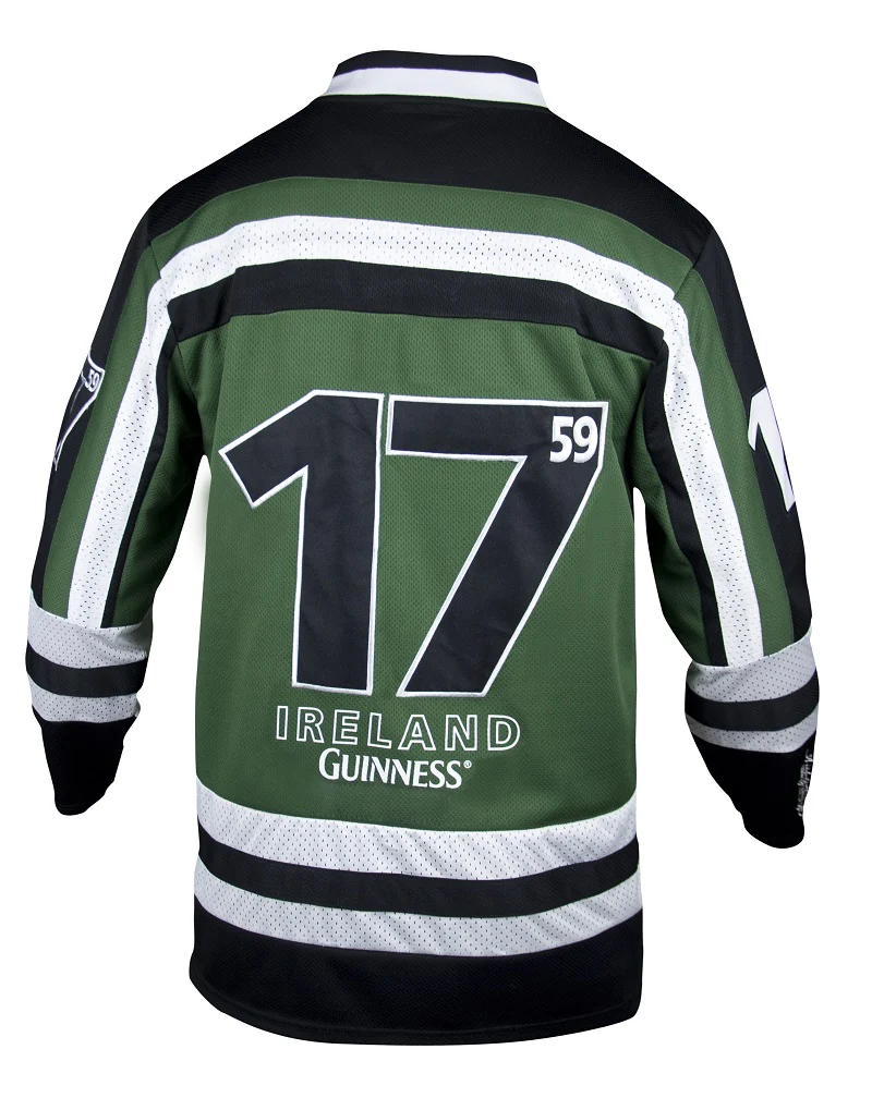 Green & White Hockey Jersey - Image 4