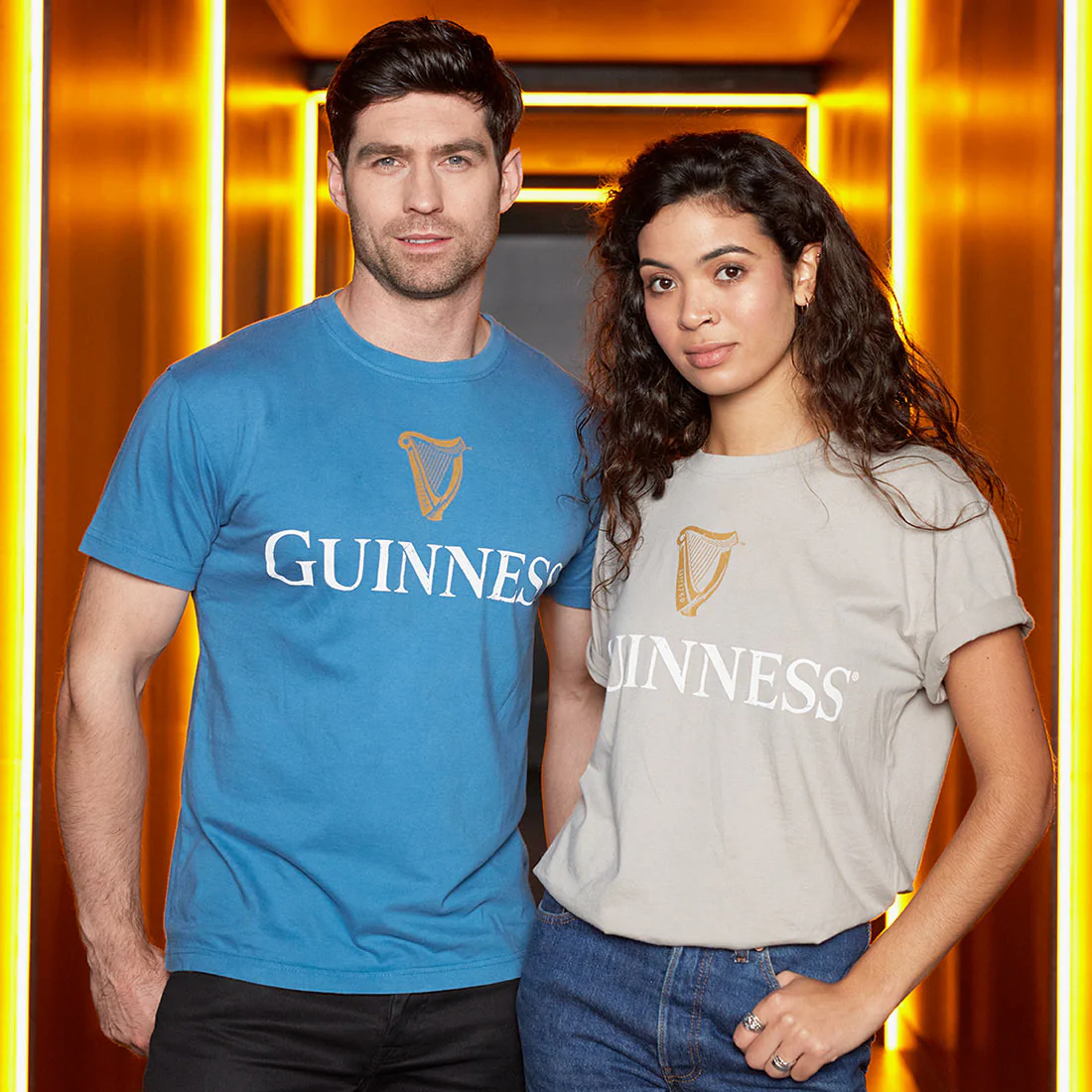 Beige Guinness Harp Premium Tee - Image 9